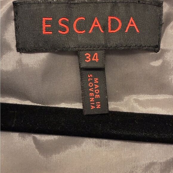 ESCADA Short Sleeve Blazer Gray Women’s Size 34 - Picture 5 of 7